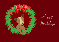 Chihuahua Holiday Card