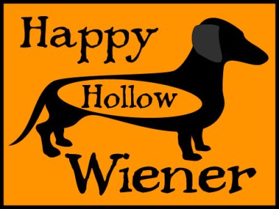 Happy Halloween Wiener Dog