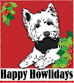 Scottie Holiday Dog