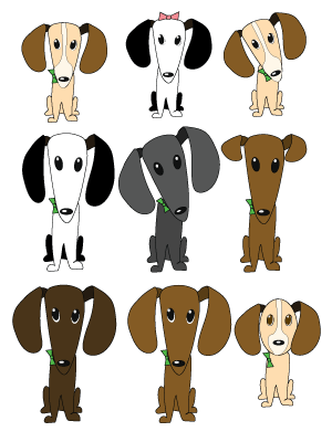 drawings of alien dogs